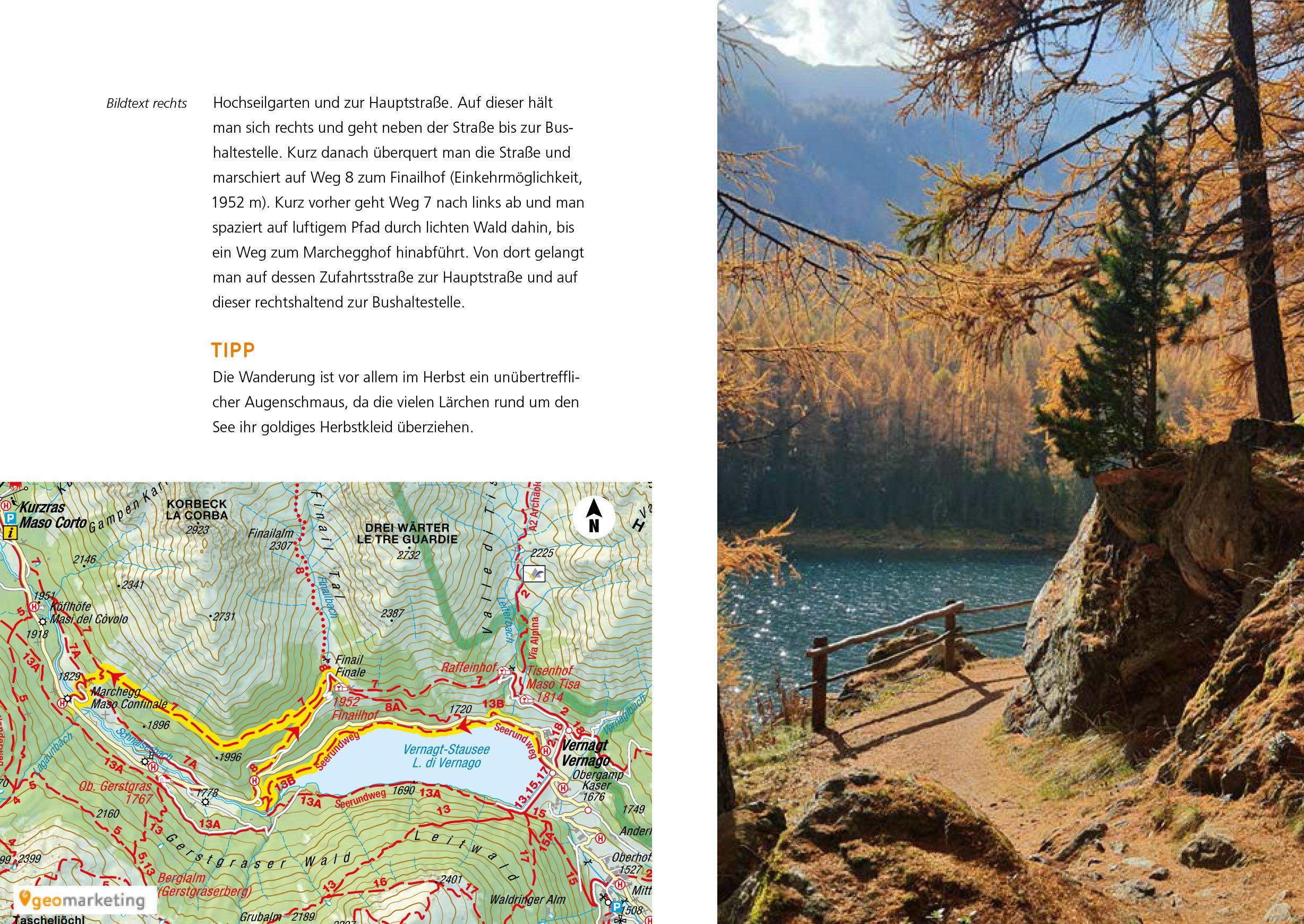 Beispielinhalt (Bild) Öffi-Touren in Südtirol