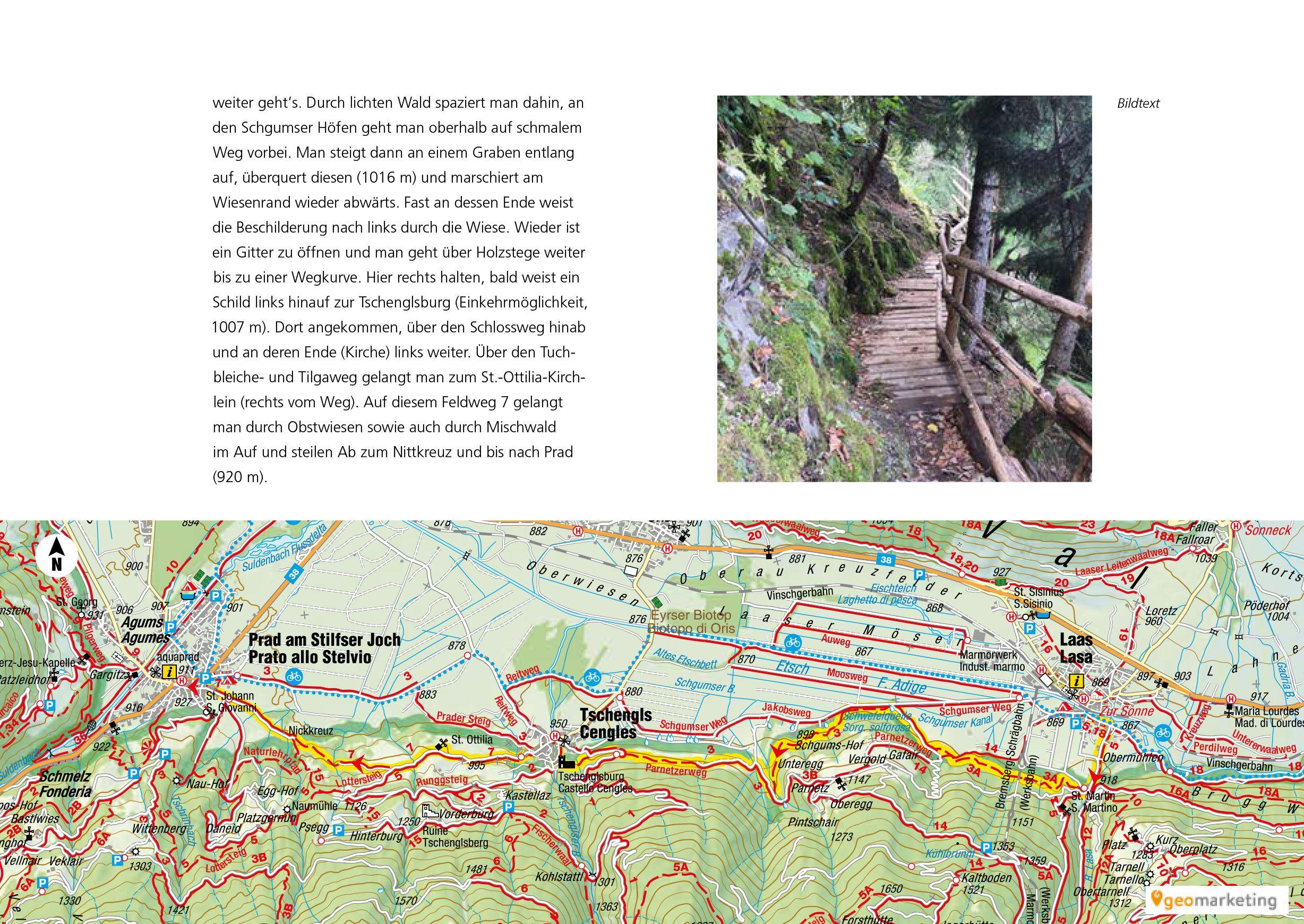 Beispielinhalt (Bild) Öffi-Touren in Südtirol