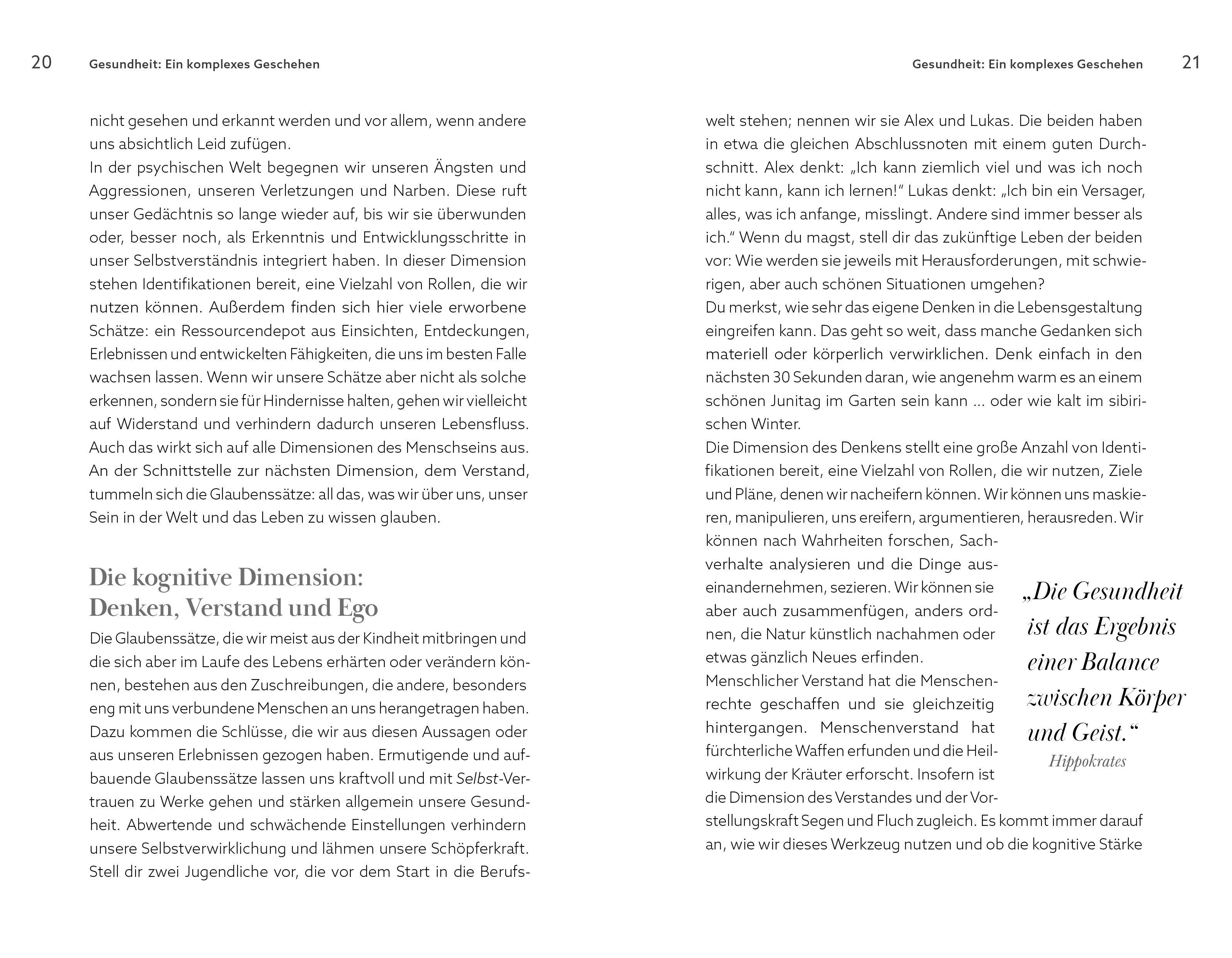 Beispielinhalt (Bild) Natürlich, intuitiv, kraftvoll