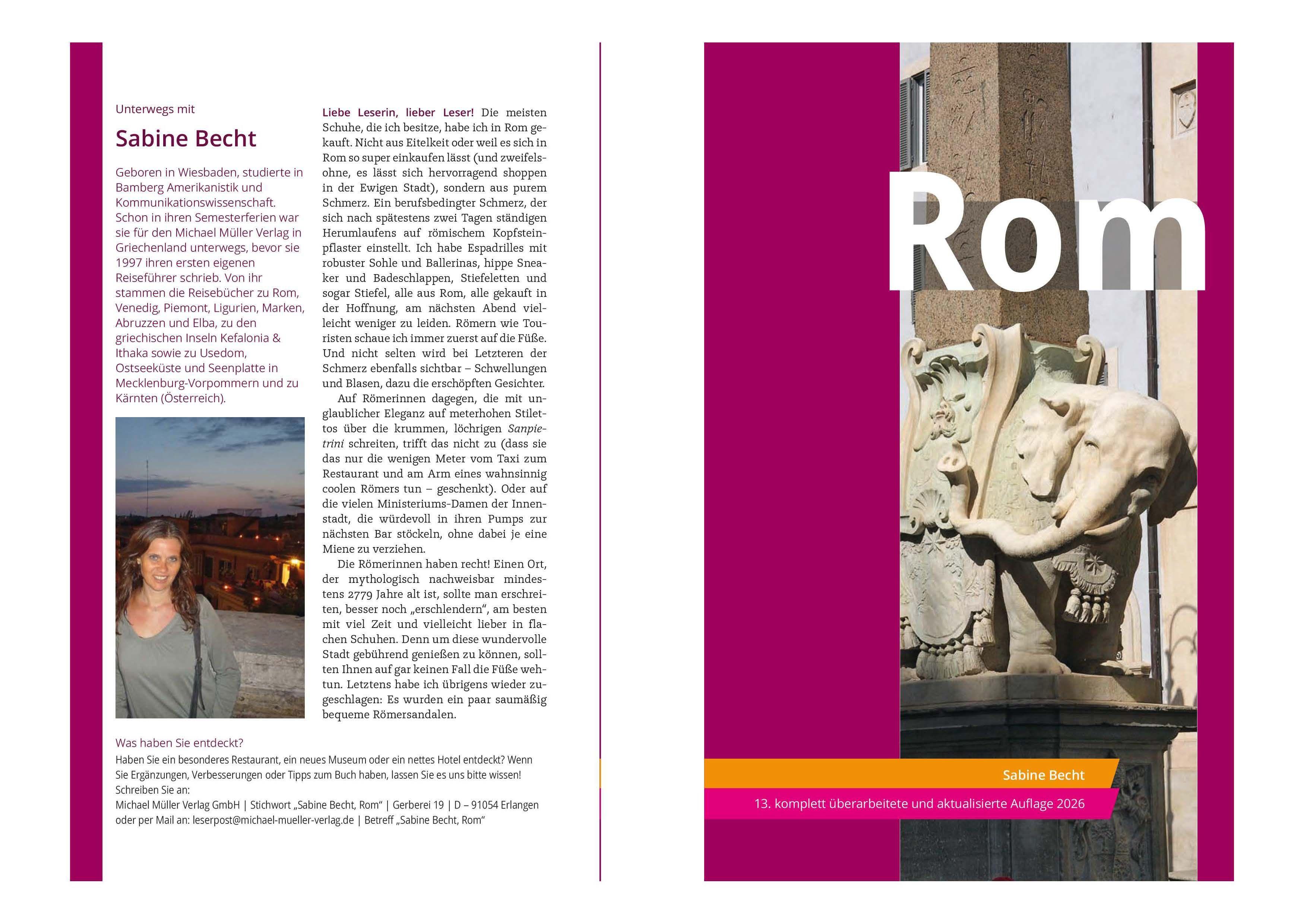 Beispielinhalt (Bild) MICHAEL MÜLLER REISEFÜHRER Rom MM-City