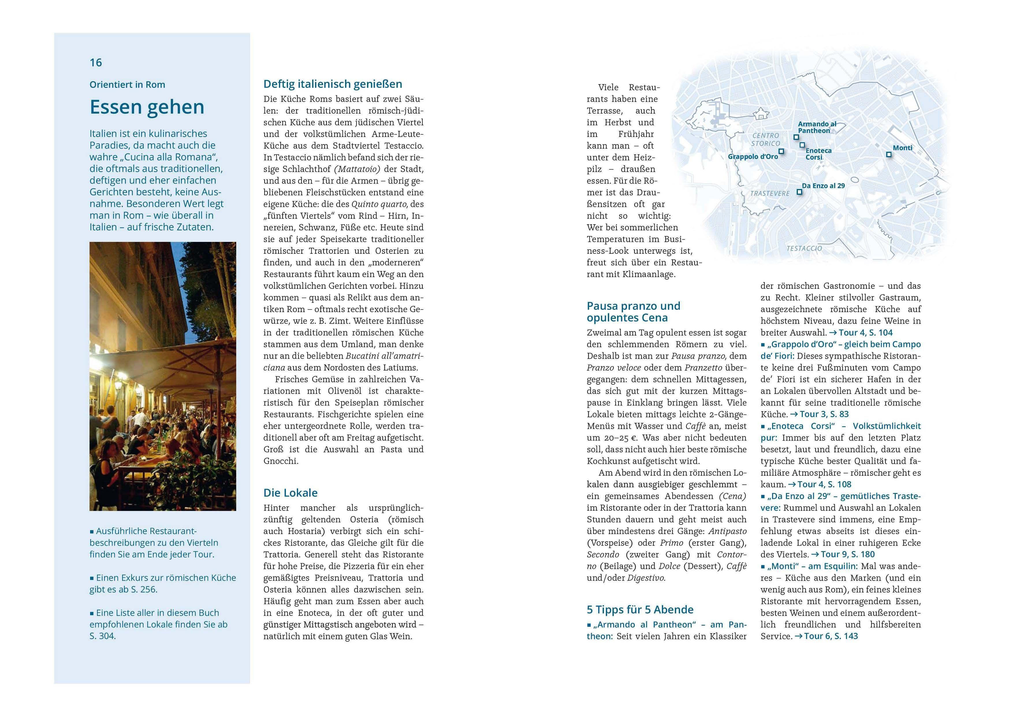 Beispielinhalt (Bild) MICHAEL MÜLLER REISEFÜHRER Rom MM-City