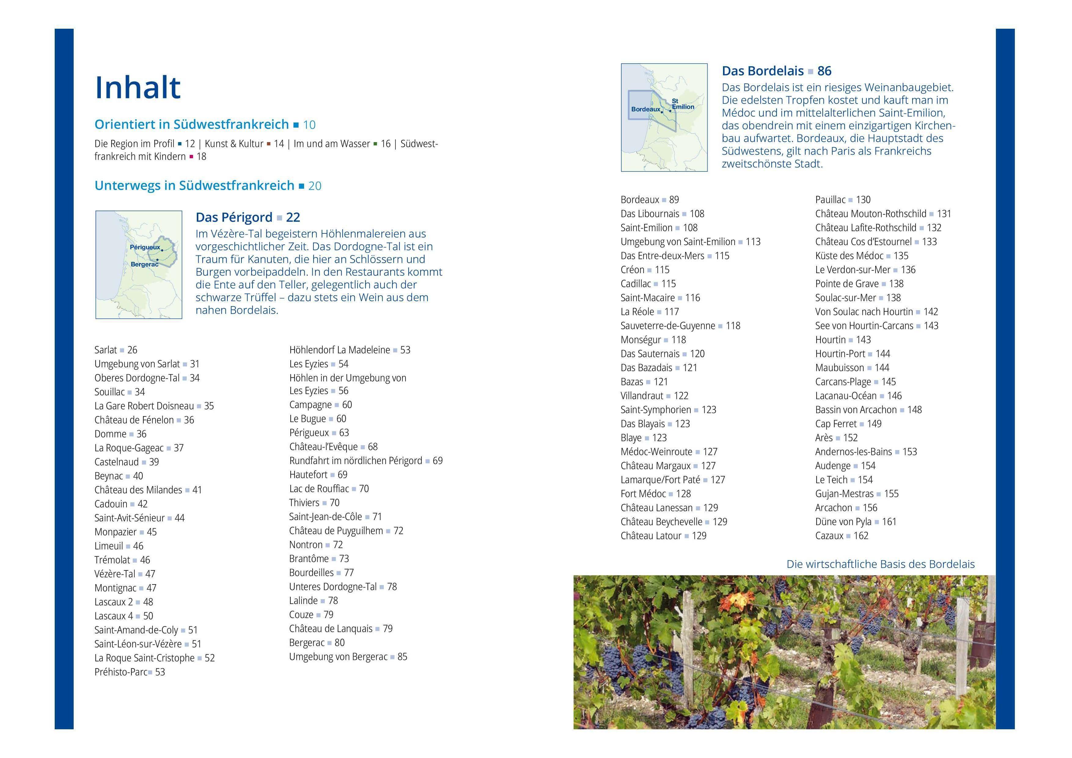 Beispielinhalt (Bild) MICHAEL MÜLLER REISEFÜHRER Südwestfrankreich