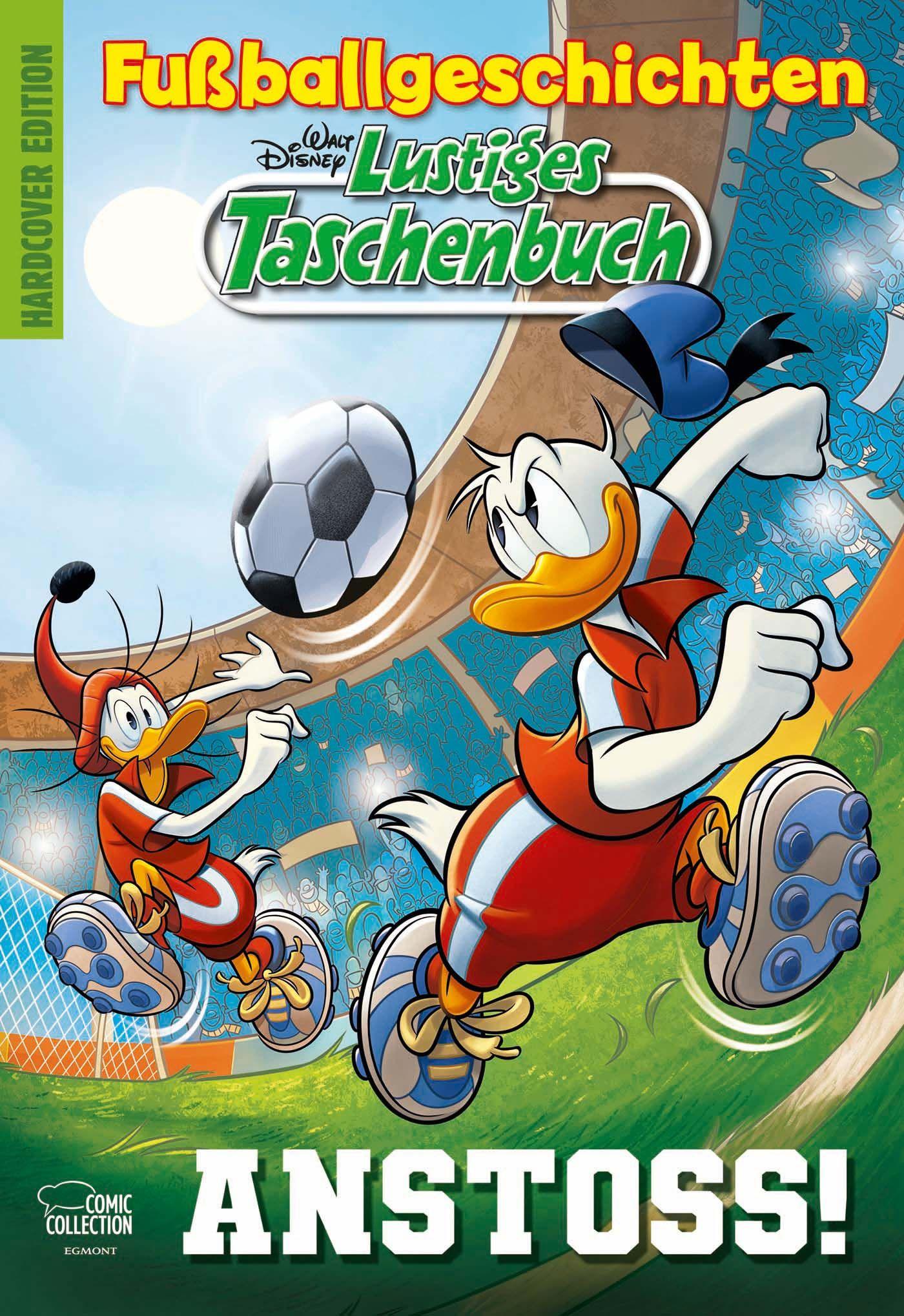 Vorderes Coverbild Lustiges Taschenbuch Fußballgeschichten - Anstoss!