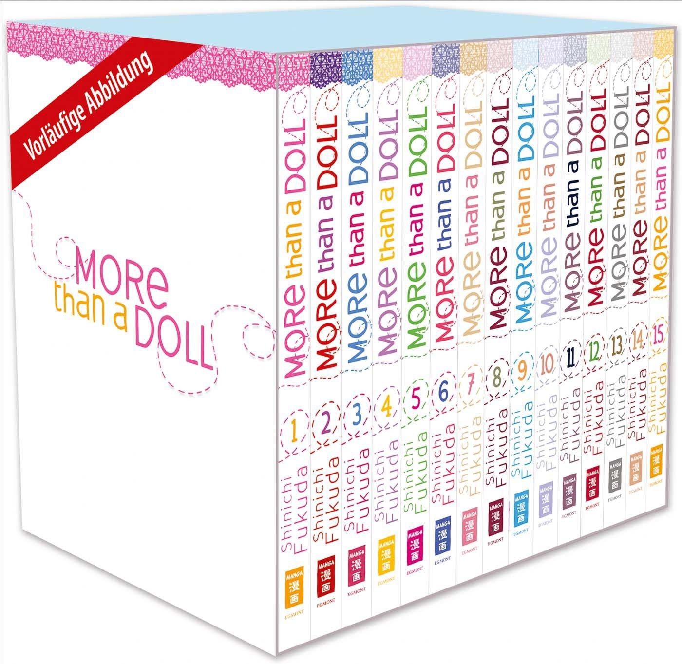 Vorderes Coverbild More than a Doll Schuber mit Band 1-15
