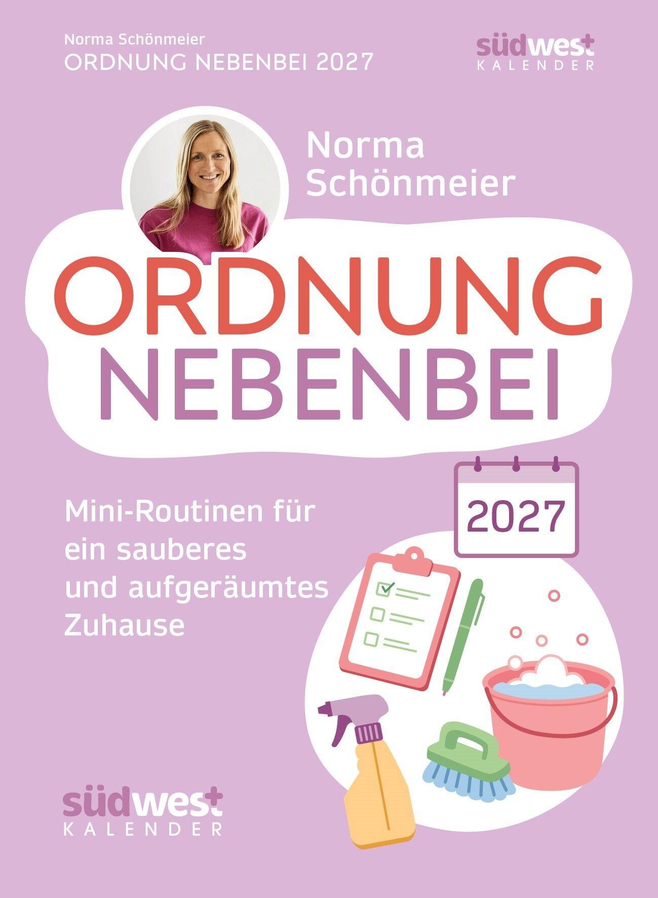 Vorderes Coverbild Ordnung nebenbei 2027 - Tagesabreißkalender zum Aufstellen oder Aufhängen
