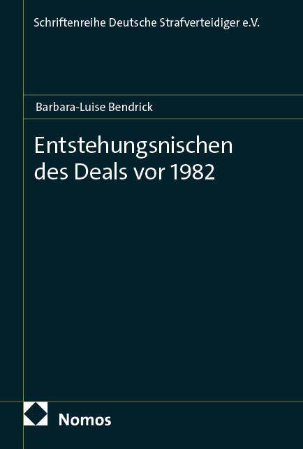 Vorderes Coverbild Entstehungsnischen des Deals vor 1982