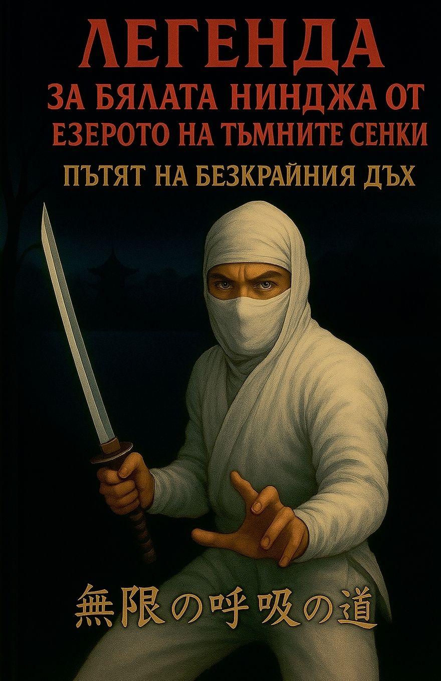 Vorderes Coverbild ЛЕГЕНДА ЗА БЯЛАТА НИНДЖА ОТ ЕЗЕРОТО НА ТЪМ
