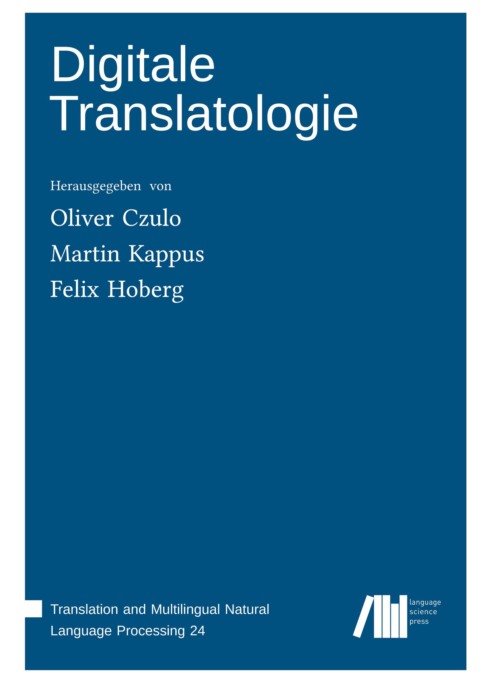 Vorderes Coverbild Digitale Translatologie