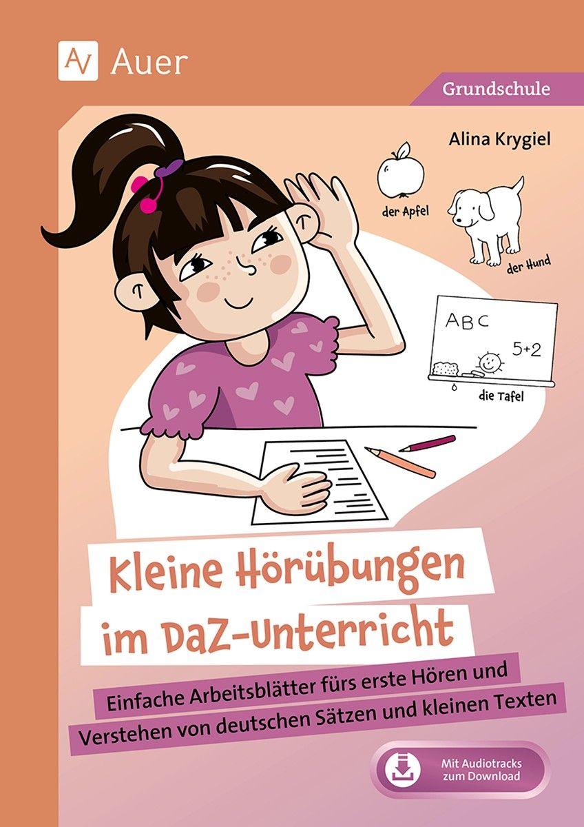 Vorderes Coverbild Kleine Hörübungen im DaZ-Unterricht Grundschule
