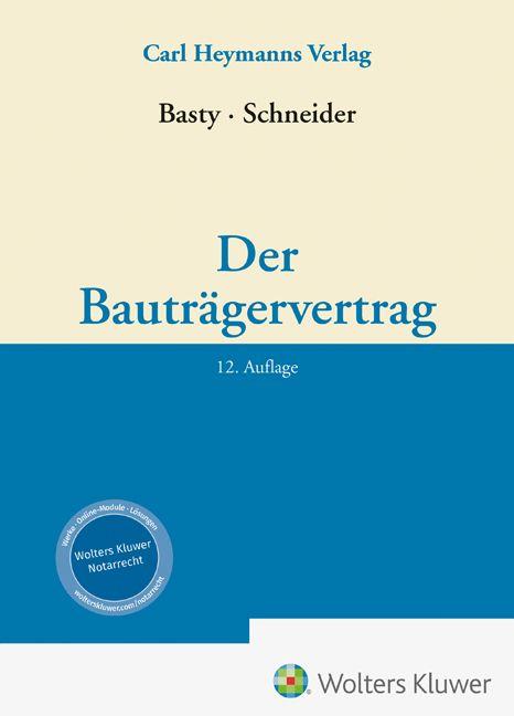 Vorderes Coverbild Der Bauträgervertrag