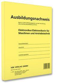 Vorderes Coverbild Ausbildungsnachweis Elektroniker/Elektronikerin für Maschinen und Antriebstechnik