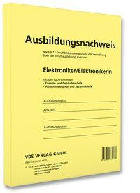 Vorderes Coverbild Ausbildungsnachweis Elektroniker/Elektronikerin