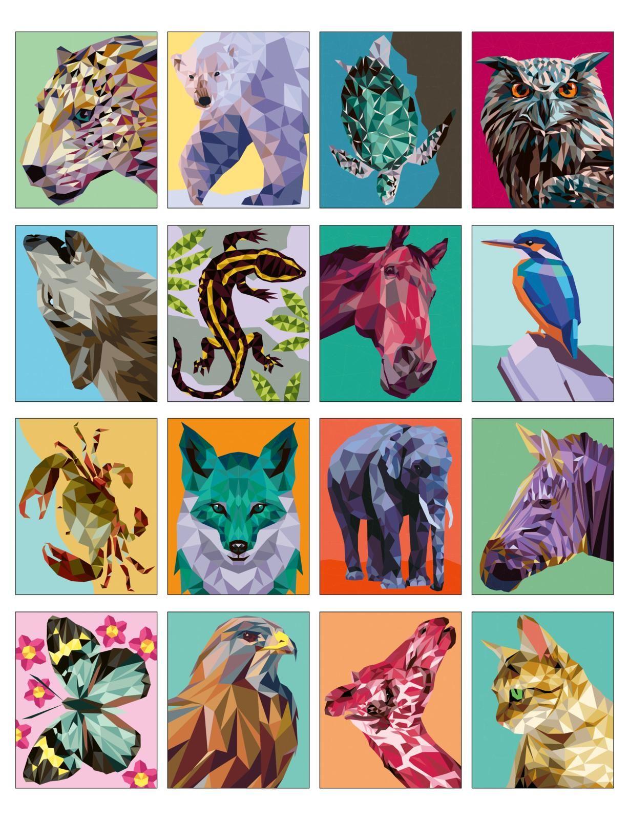 Beispielinhalt (Bild) Colourmetrics - Das Malbuch voller geometrischer Formen