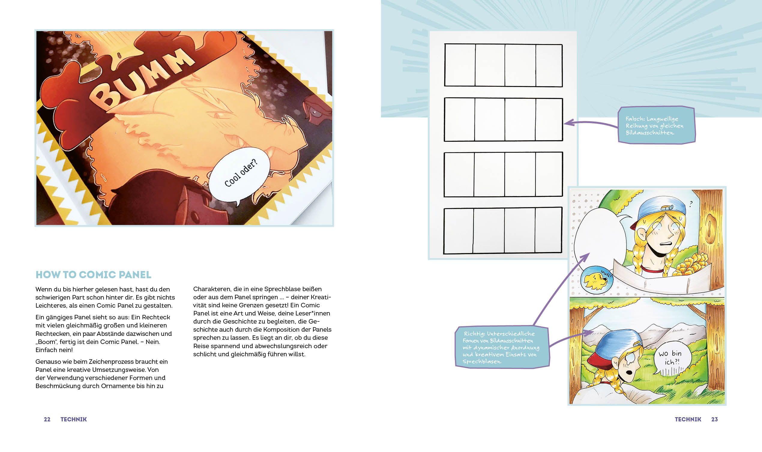 Beispielinhalt (Bild) Dein XXL-Manga-Zeichenkurs