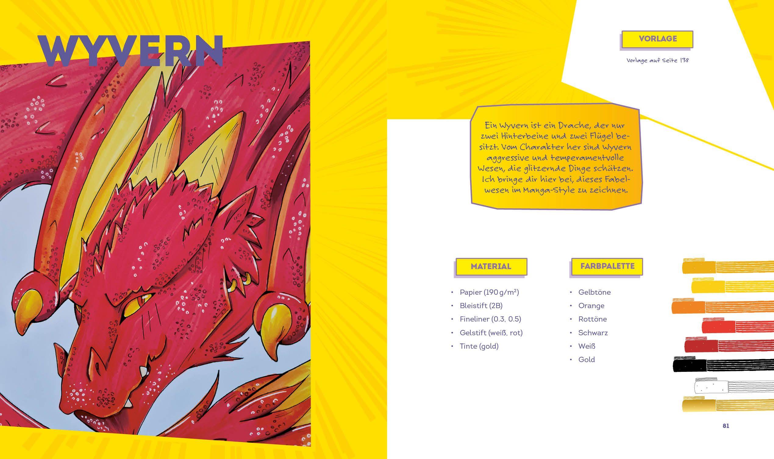 Beispielinhalt (Bild) Dein XXL-Manga-Zeichenkurs