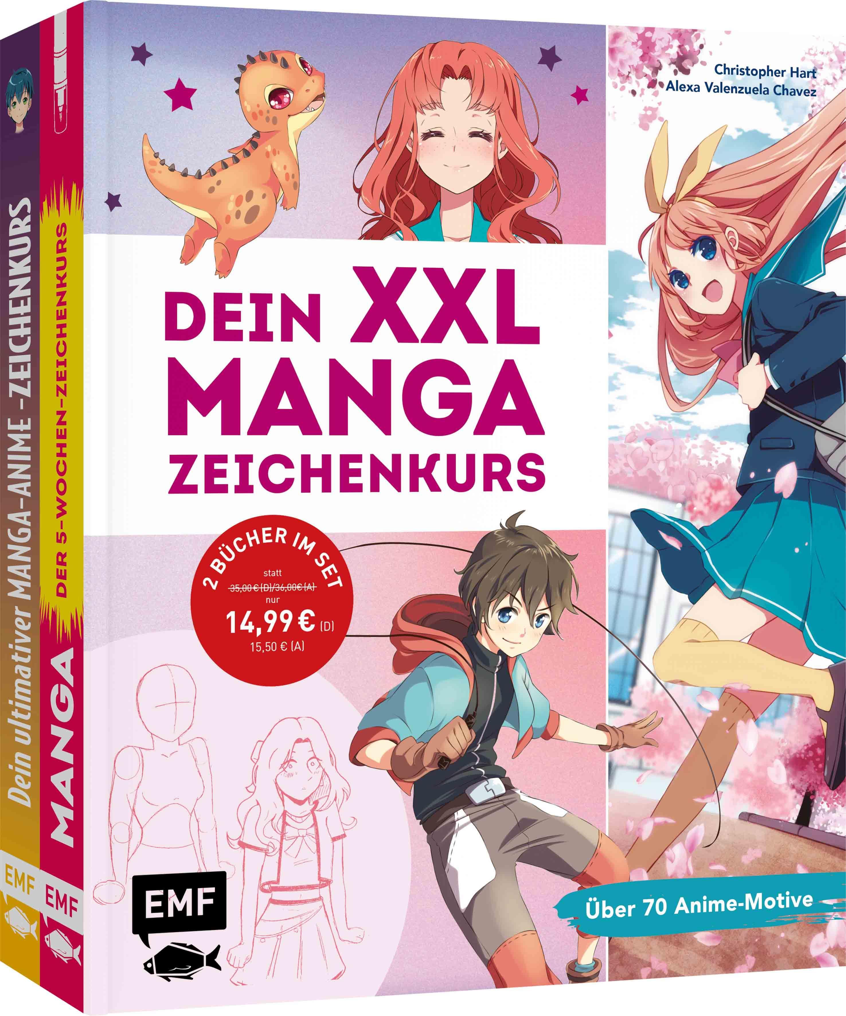 Vorderes Coverbild Dein XXL-Manga-Zeichenkurs