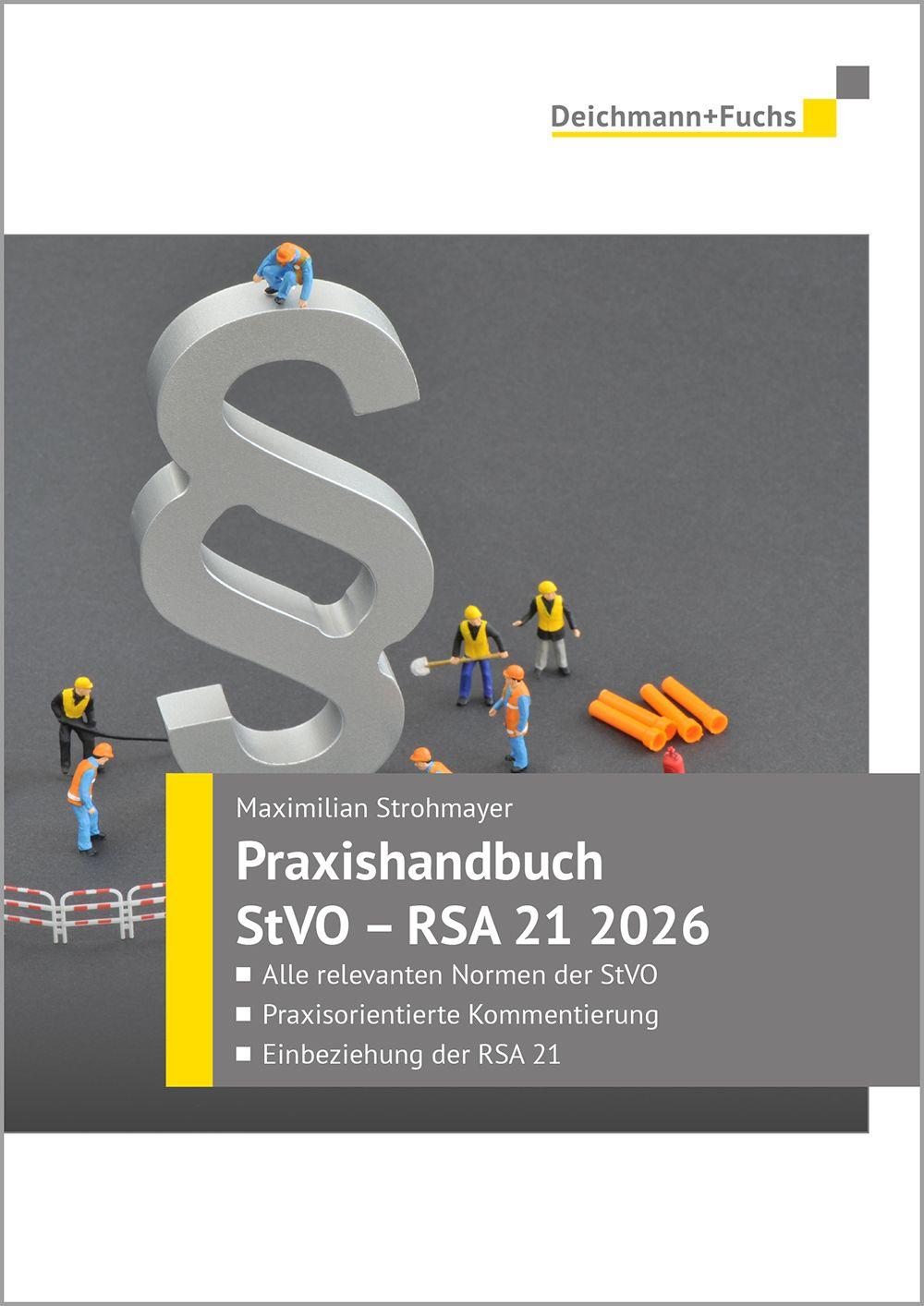 Vorderes Coverbild Praxishandbuch StVO - RSA 21 Ausgabe 2026