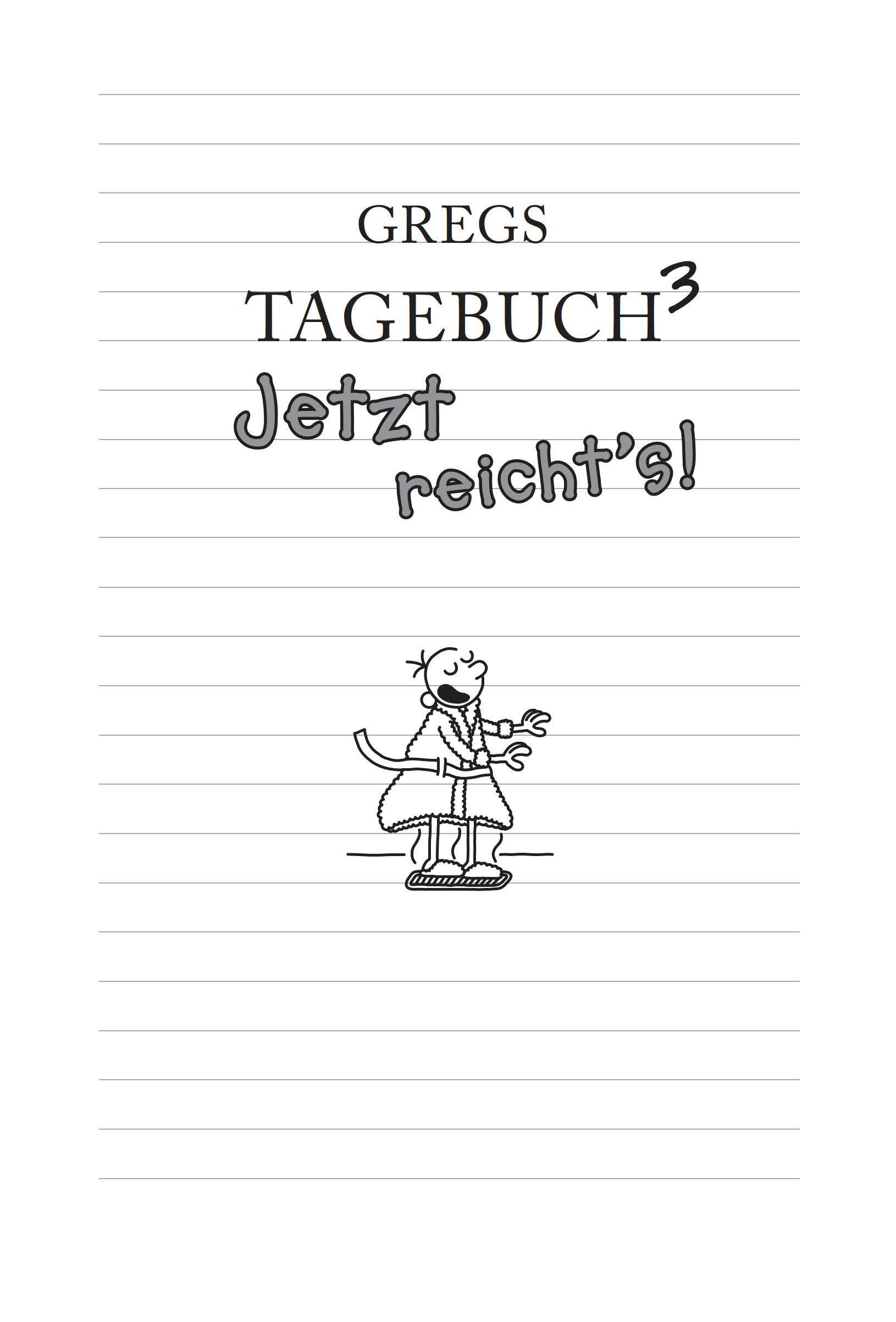 Beispielinhalt (Bild) Gregs Tagebuch 03: Jetzt reichts!
