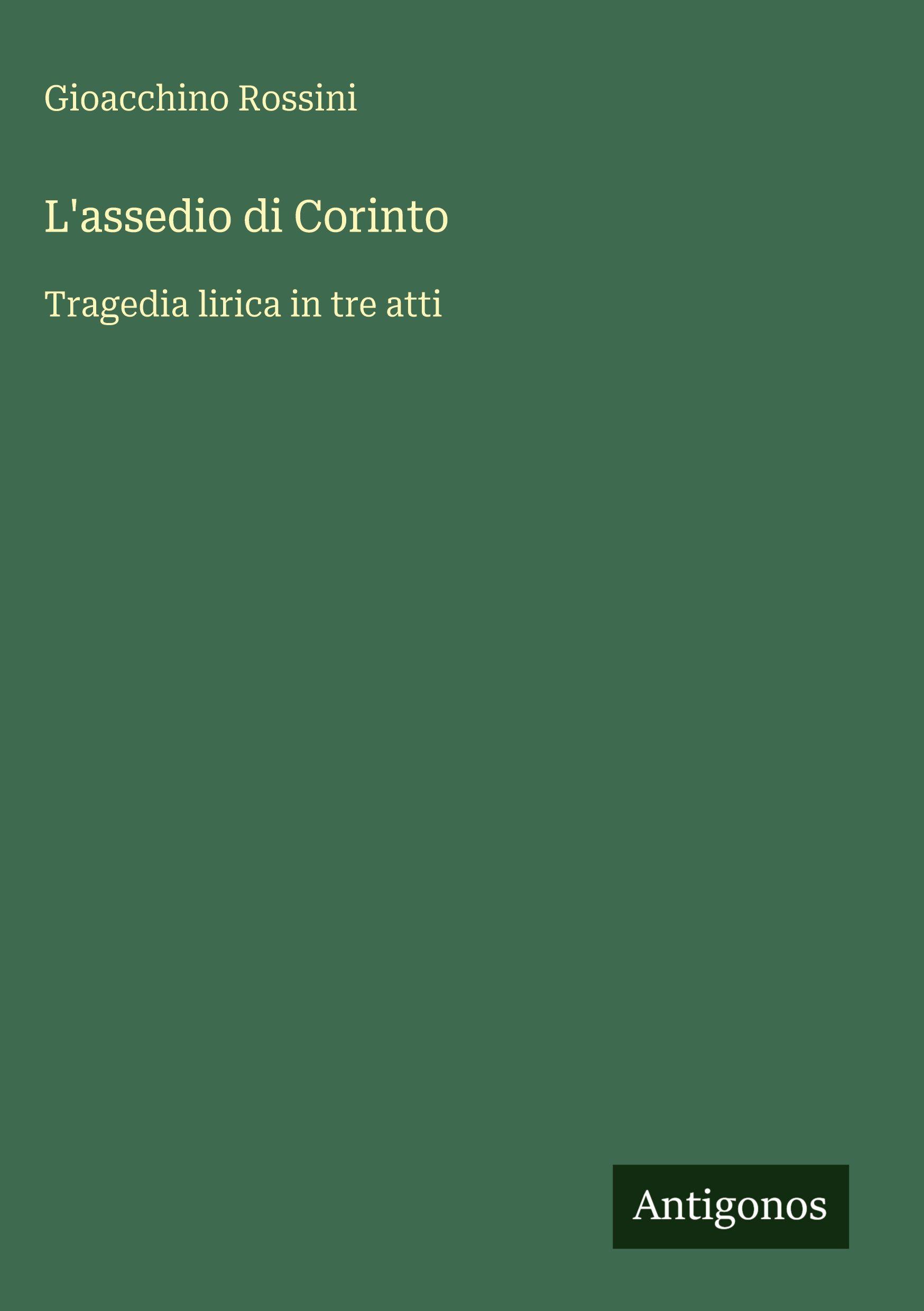 Vorderes Coverbild L'assedio di Corinto