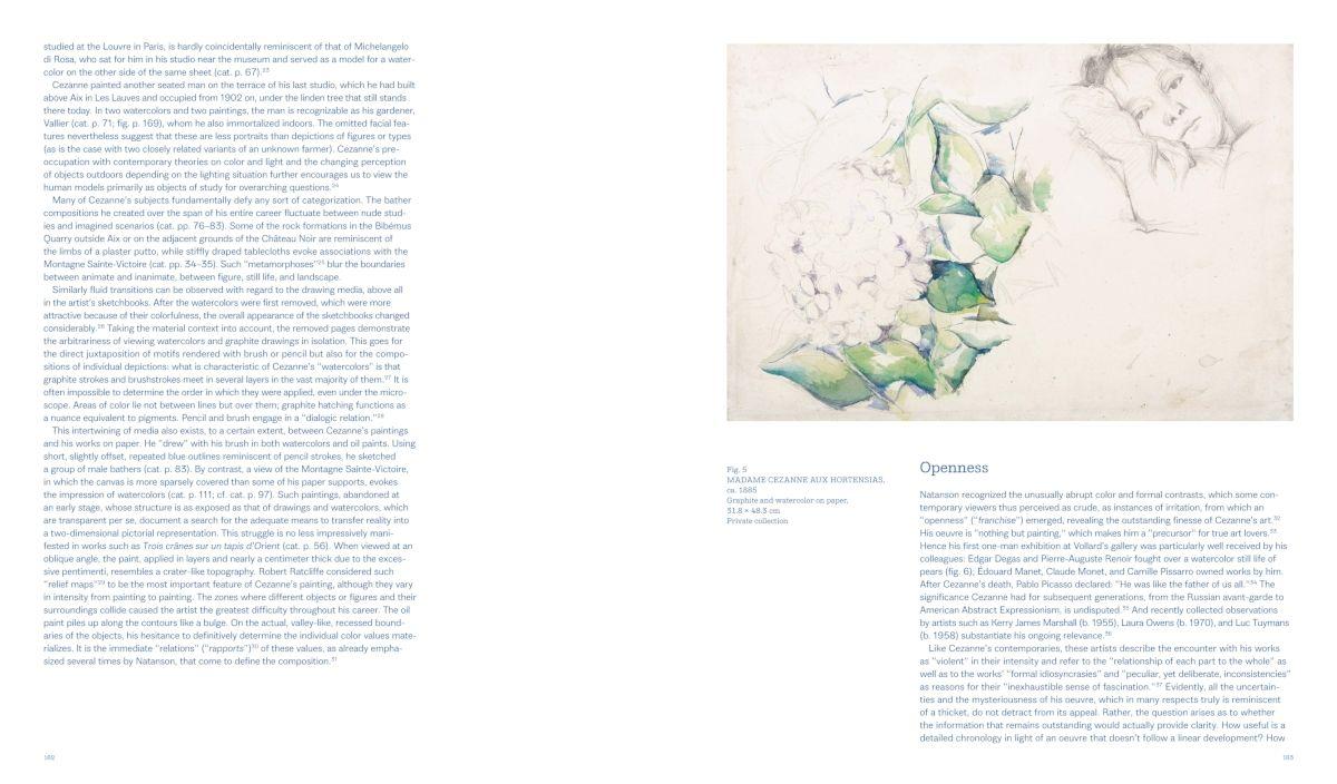 Beispielinhalt (Bild) Paul Cezanne. Form and Color - The Major Exhibition Catalogue of the Fondation Beyeler