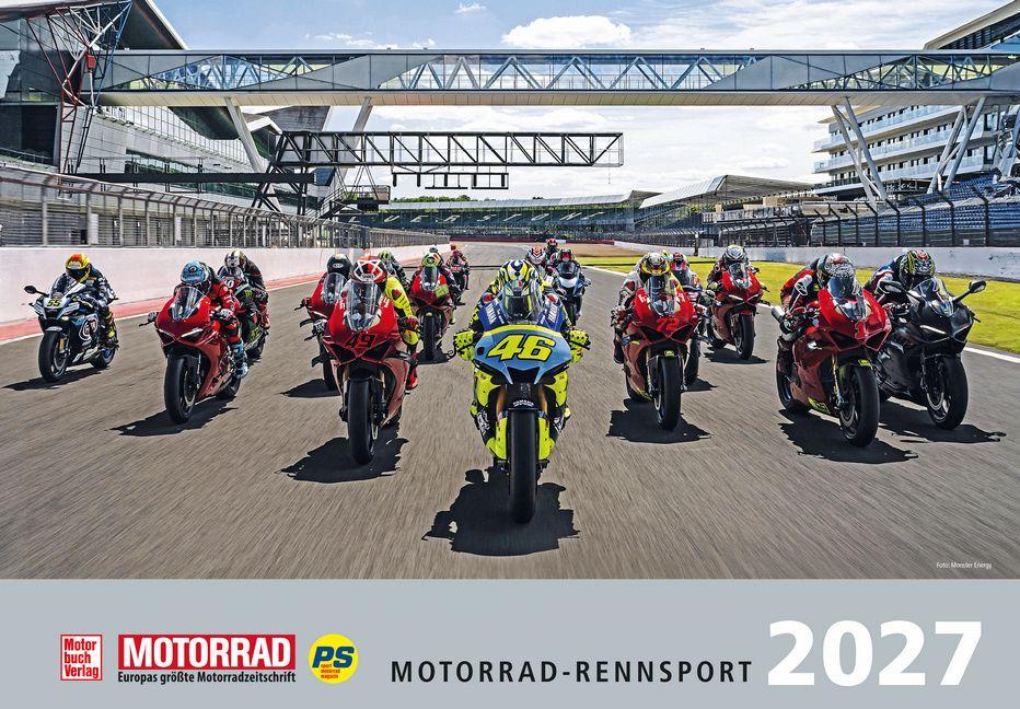 Vorderes Coverbild Motorrad Kalender 2027