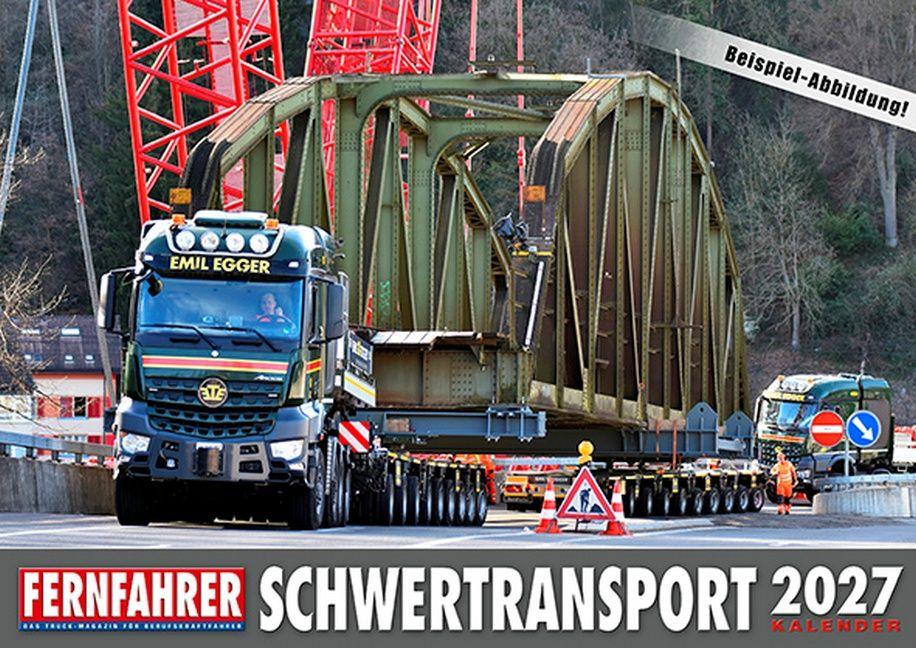 Vorderes Coverbild Schwertransporter Kalender 2027