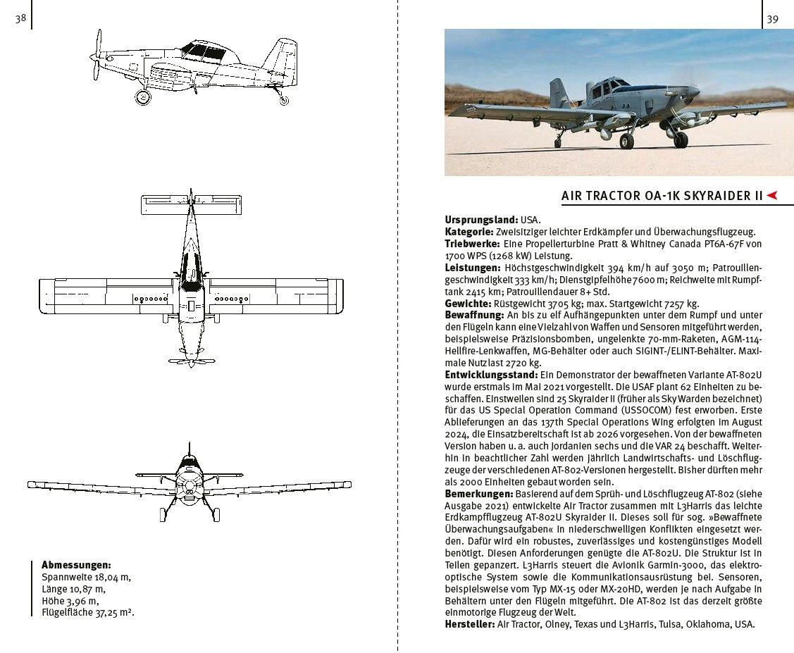 Beispielinhalt (Bild) Flugzeuge der Welt 2026