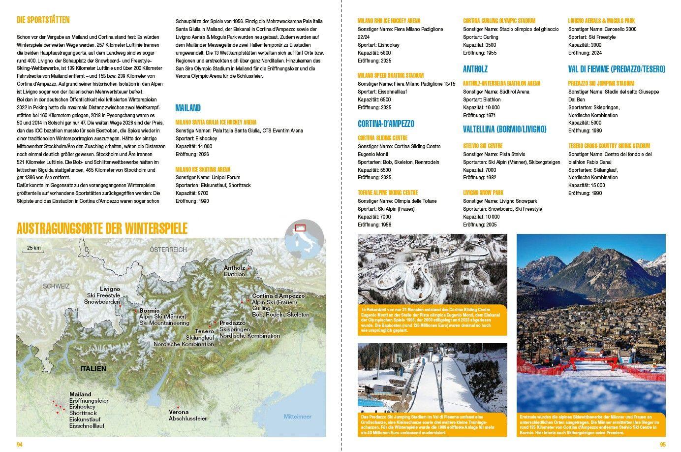 Beispielinhalt (Bild) Olympische Winterspiele - Die XXV. Winterspiele in Mailand/Cortina d'Ampezzo/Norditalien. Mit Stars wie Johannes Lochner, Philipp Raimund, Laura Nolte, Tobias Wendl,