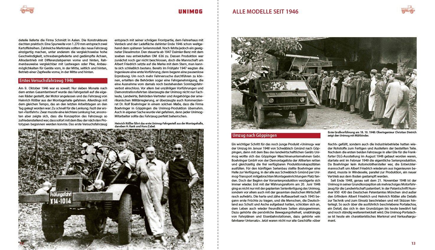 Beispielinhalt (Bild) Unimog