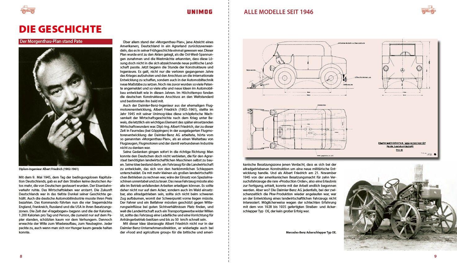 Beispielinhalt (Bild) Unimog
