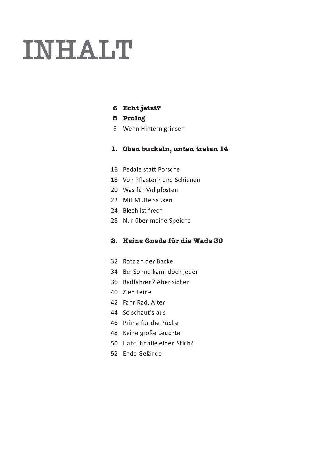 Beispielinhalt (Bild) Nur über meine Speiche