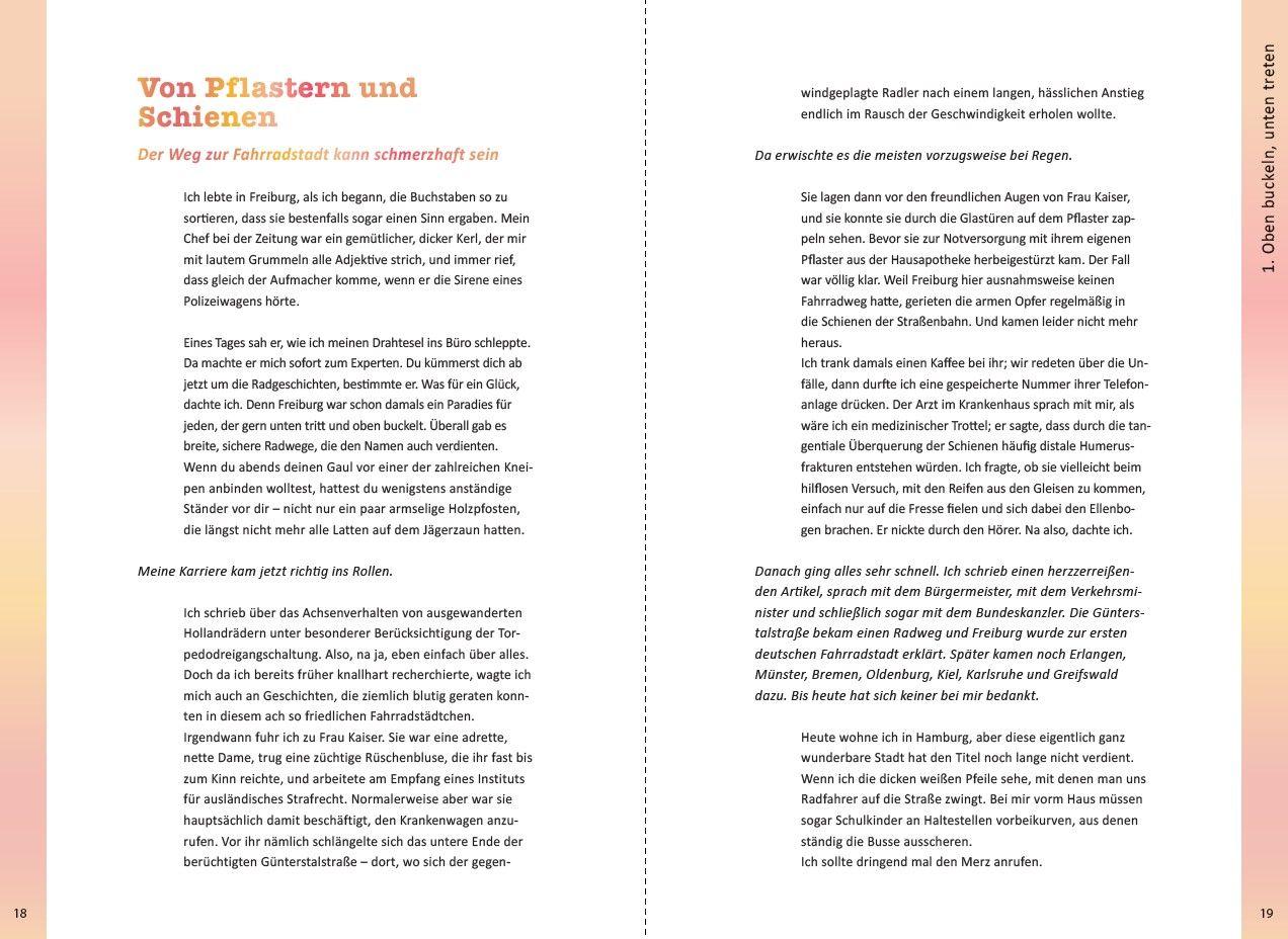 Beispielinhalt (Bild) Nur über meine Speiche