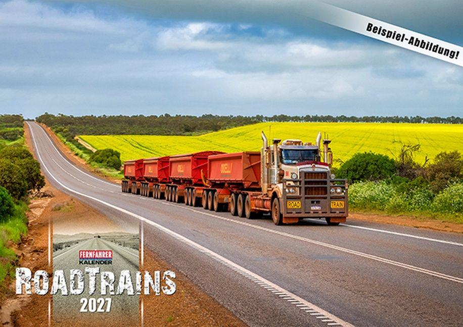 Vorderes Coverbild Roadtrains Kalender 2027