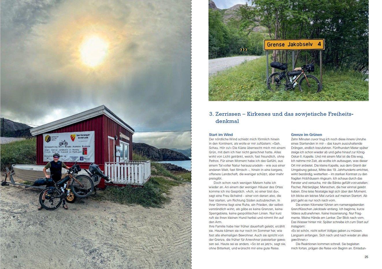 Beispielinhalt (Bild) Fahrrad, Freiheit, Europa - unterwegs auf dem EuropeanConnection Trail