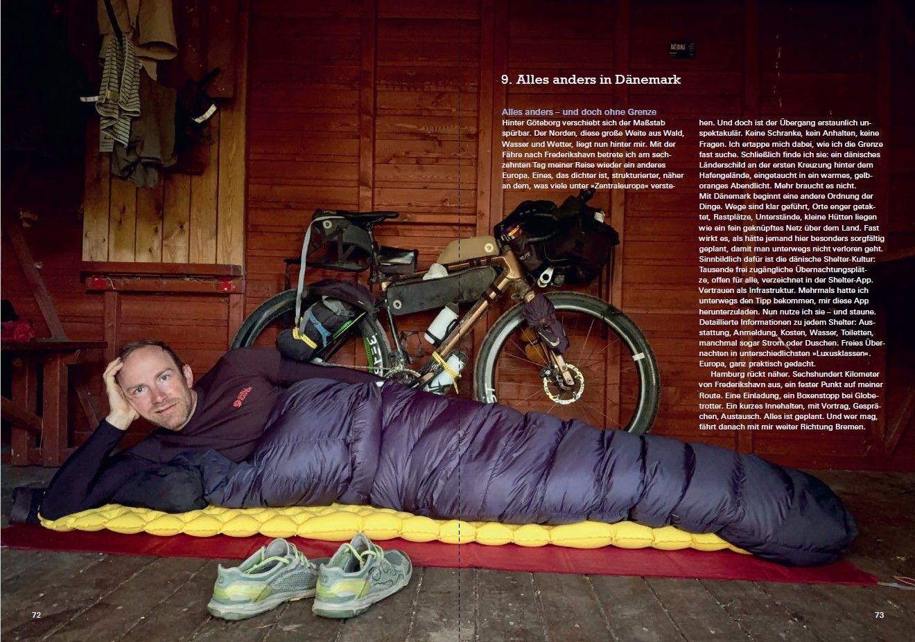 Beispielinhalt (Bild) Fahrrad, Freiheit, Europa - unterwegs auf dem EuropeanConnection Trail