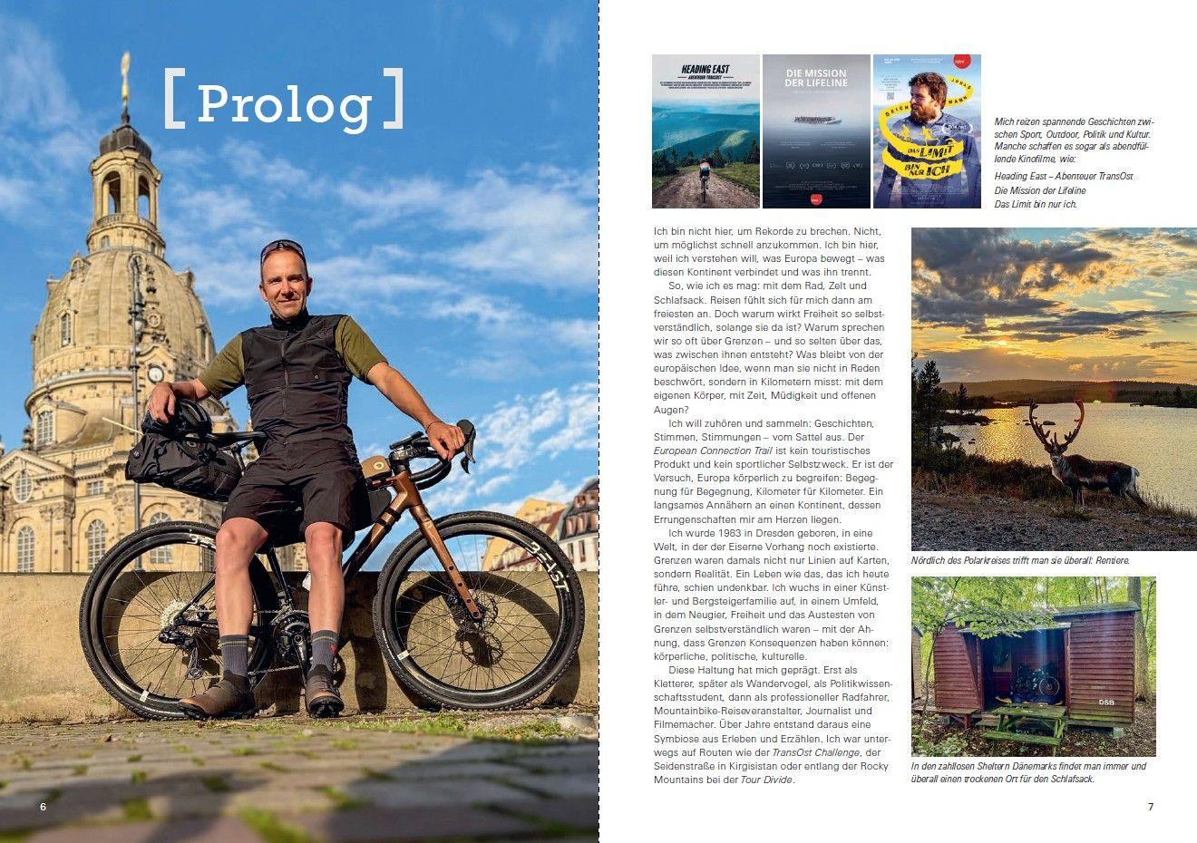 Beispielinhalt (Bild) Fahrrad, Freiheit, Europa - unterwegs auf dem EuropeanConnection Trail