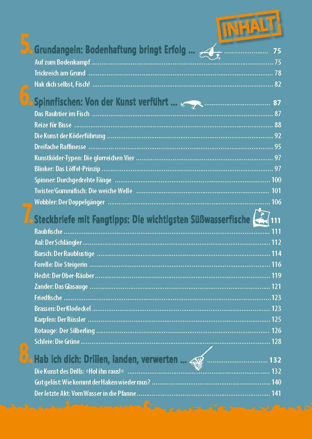 Beispielinhalt (Bild) Fänger statt Anfänger - Angeln lernen - der schnellste Weg: Der Angel-Ratgeber von Spiegel Bestsellerautor Martin Wehrle