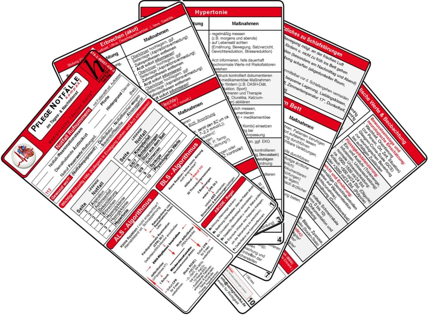 Vorderes Coverbild Pflege Notfälle "kompakt" im Tages- & Nachtdienst