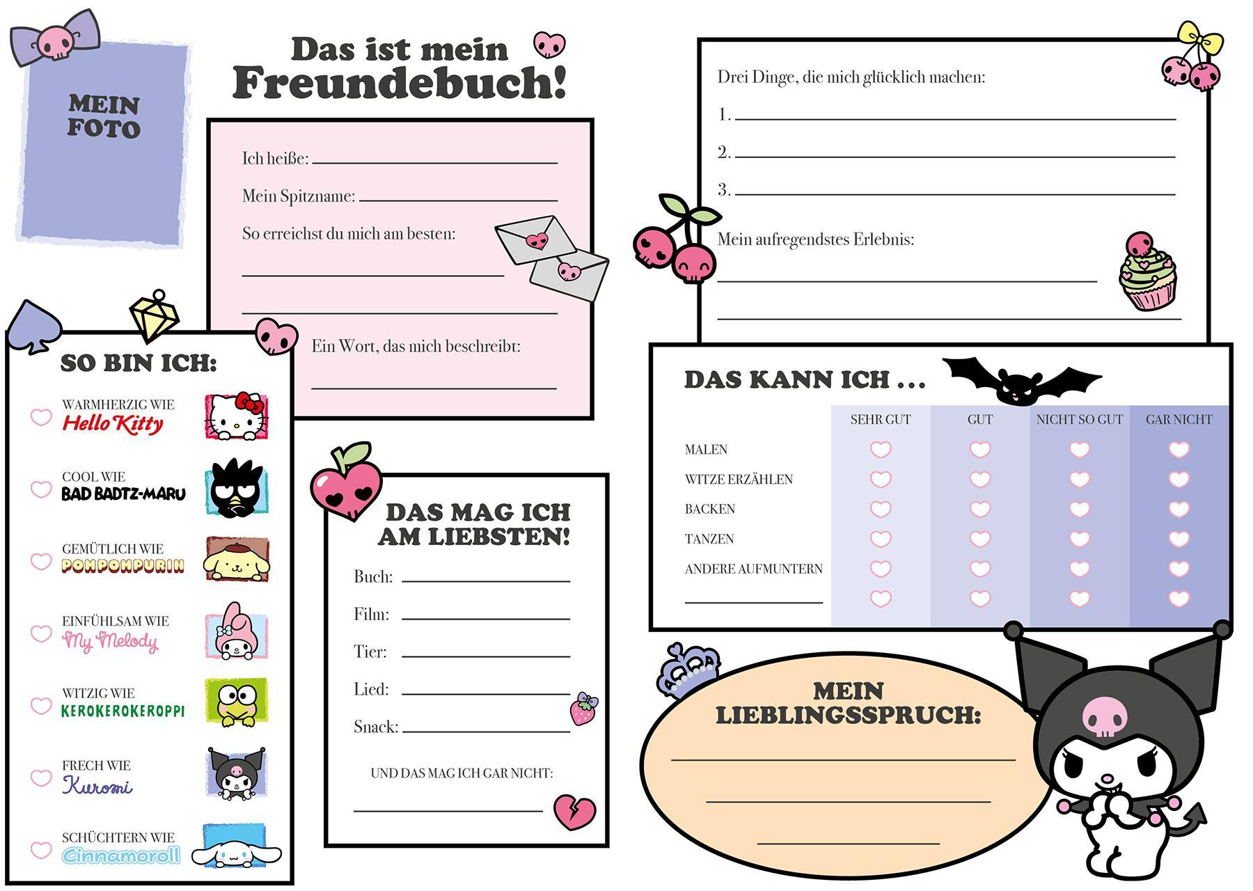 Beispielinhalt (Bild) Hello Kitty and Friends: Meine Freunde