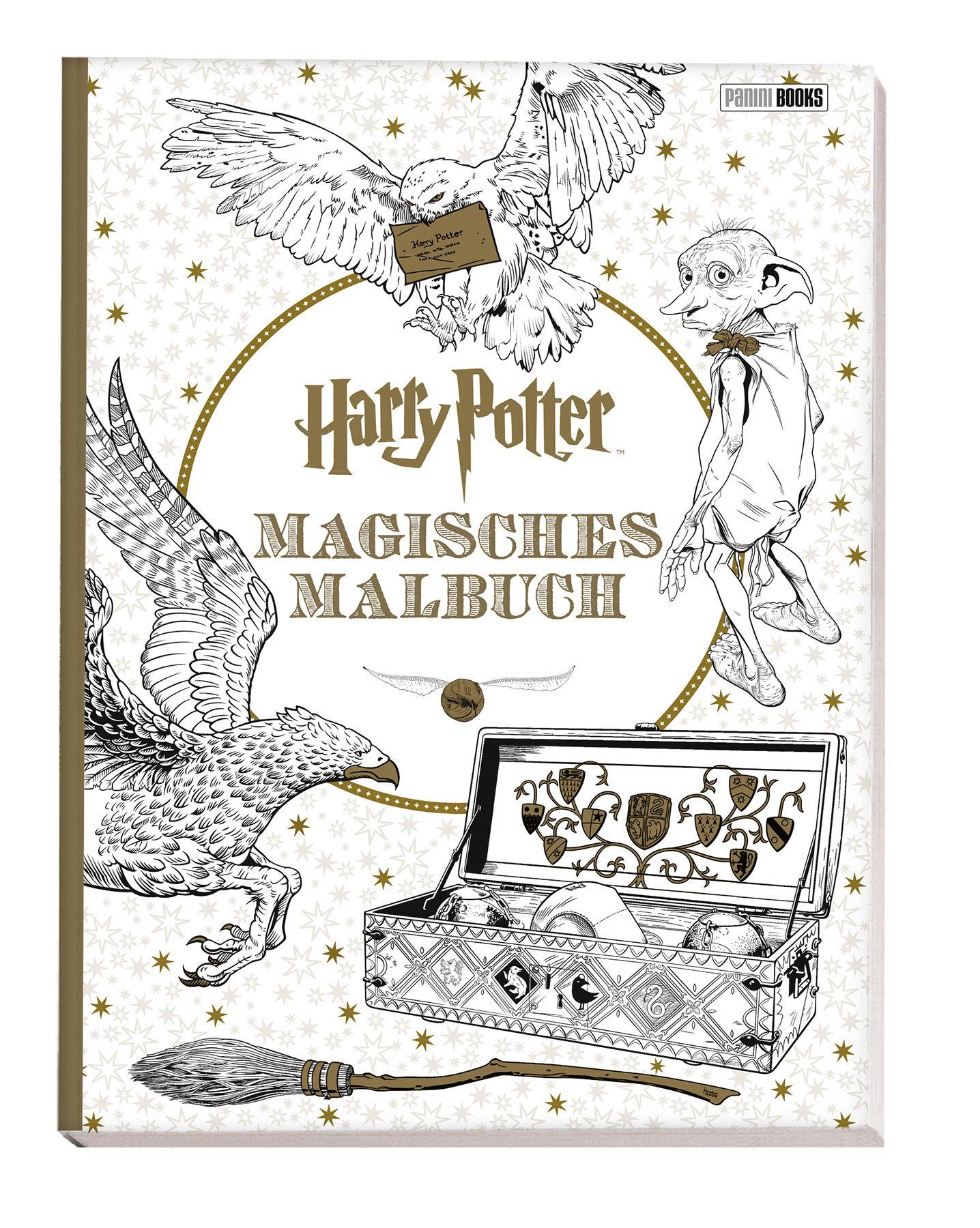 Vorderes Coverbild Harry Potter: Magisches Malbuch