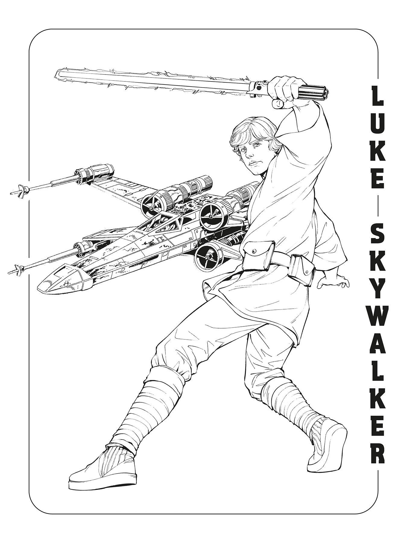 Beispielinhalt (Bild) Star Wars: Malspaß mit 3D-Stickern