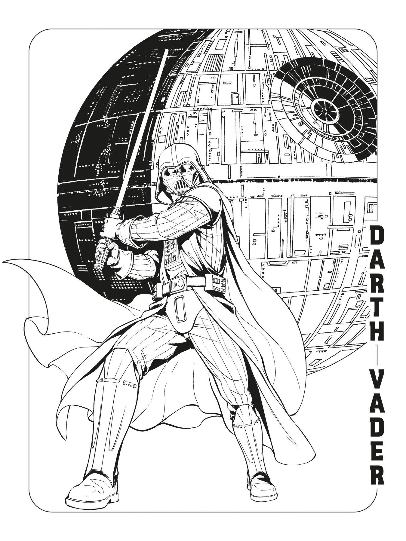Beispielinhalt (Bild) Star Wars: Malspaß mit 3D-Stickern