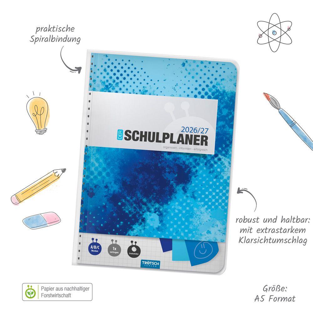 Beispielinhalt (Bild) TRÖTSCH - Schulplaner Blau 26/27
