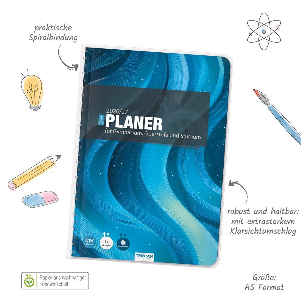 Beispielinhalt (Bild) TRÖTSCH - Gymnasialplaner Blue 26/27