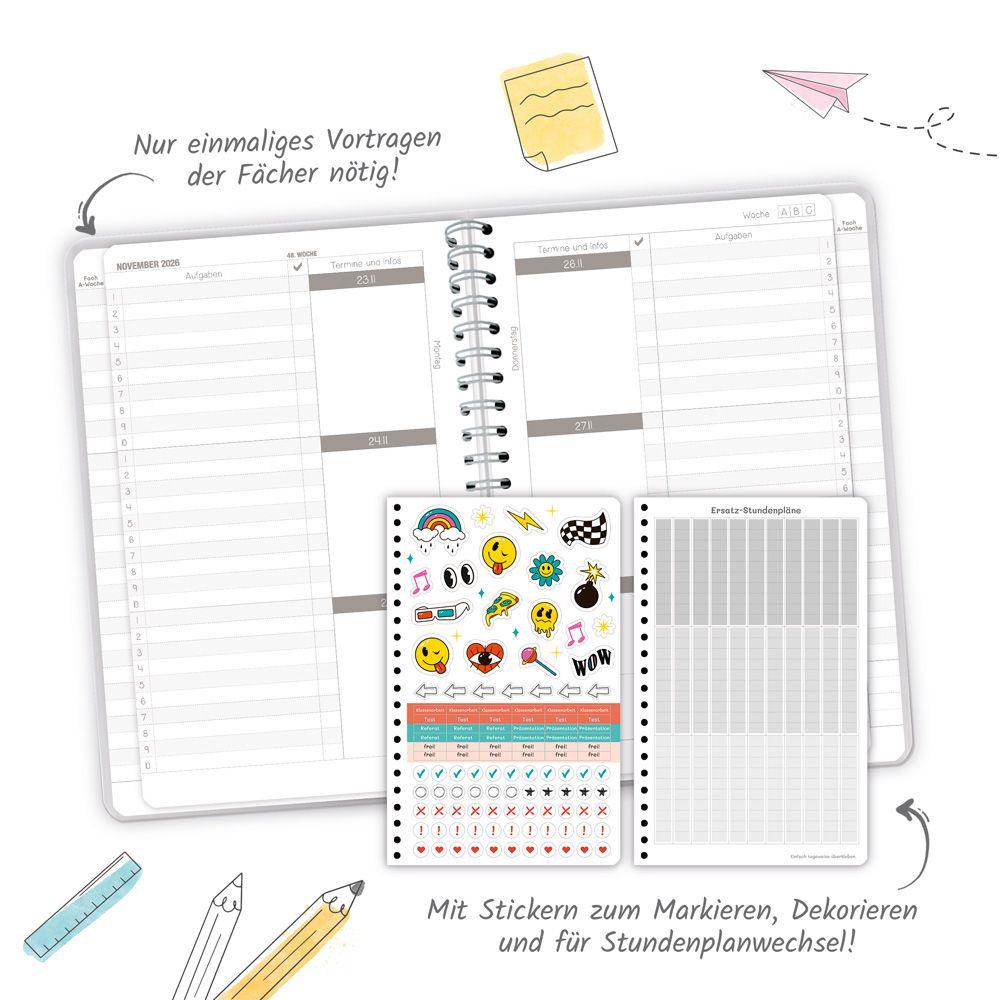 Beispielinhalt (Bild) TRÖTSCH - Gymnasialplaner Blue 26/27