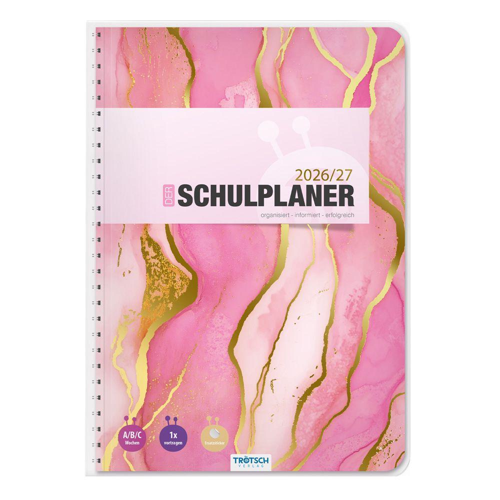 Vorderes Coverbild TRÖTSCH - Schulplaner Pink 26/27