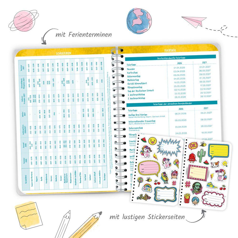 Beispielinhalt (Bild) TRÖTSCH - Grundschulplaner Buchstaben 26/27