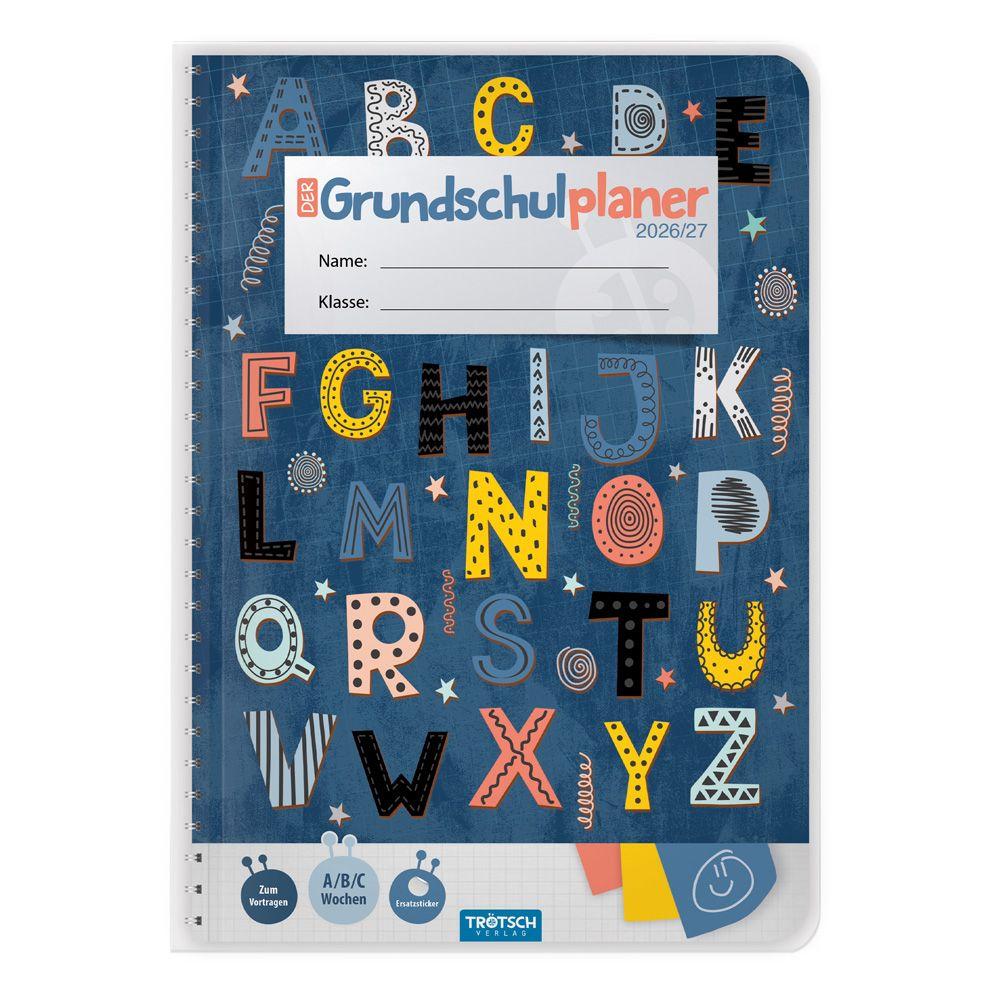 Vorderes Coverbild TRÖTSCH - Grundschulplaner Buchstaben 26/27