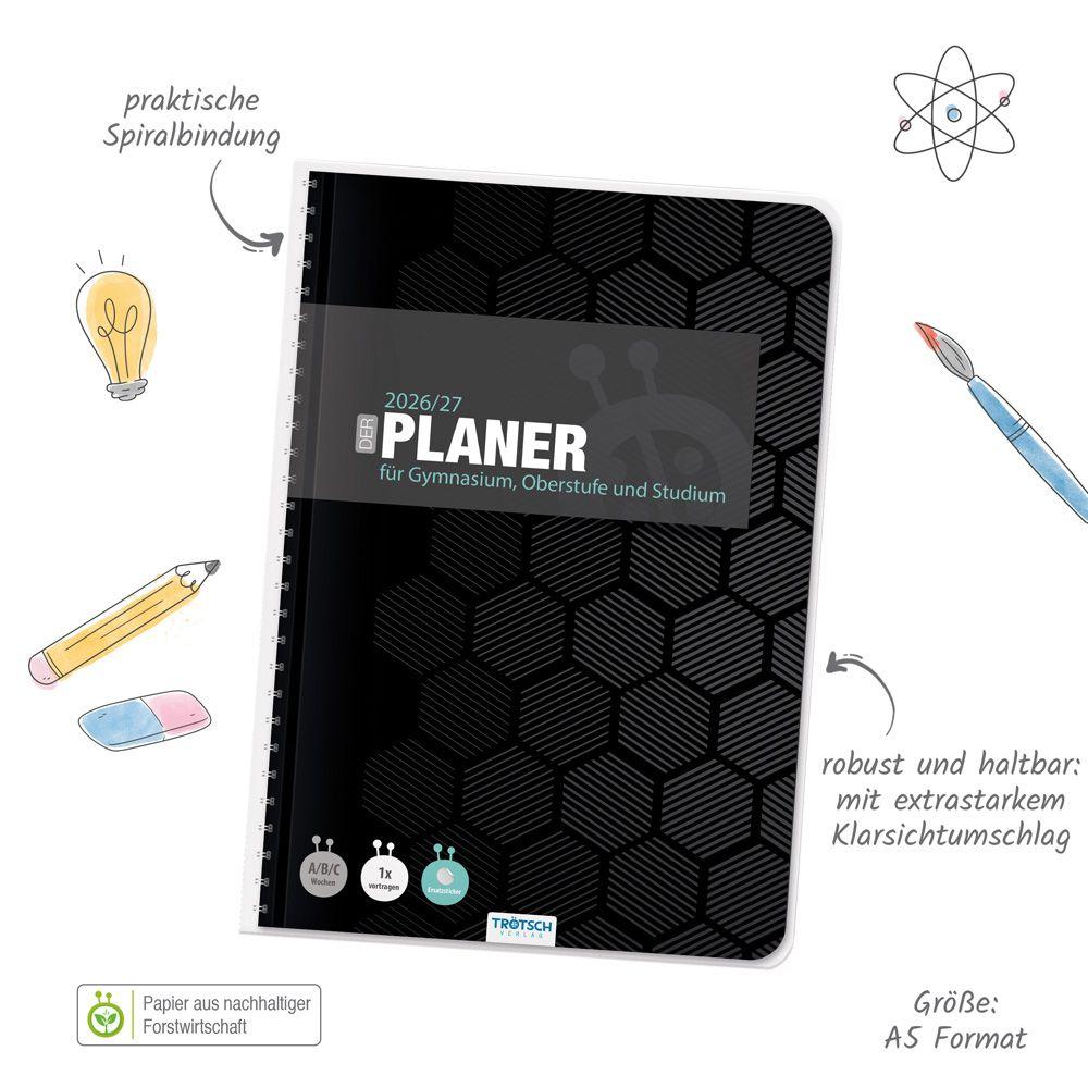 Beispielinhalt (Bild) TRÖTSCH - Gymnasialplaner Dark 26/27