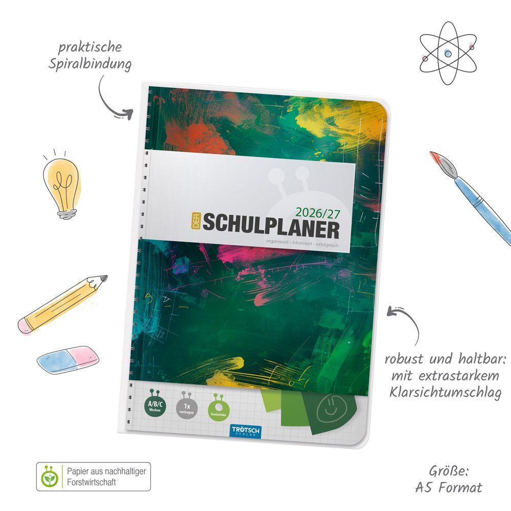Beispielinhalt (Bild) TRÖTSCH - Schulplaner Grün 26/27